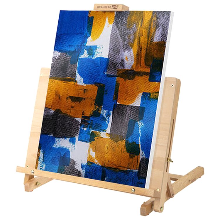Мольберт настольный BRAUBERG ART CLASSIC, регулируемый верхний держатель — картинка 8