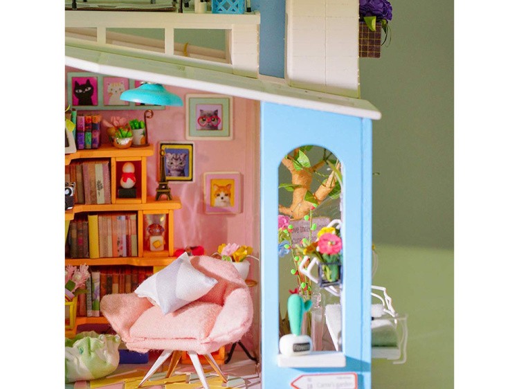 Набор для создания миниатюры (румбокс) «Уютный лофт» — картинка 8