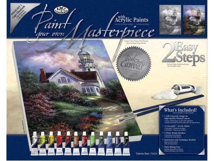 Картина по контурам гризайль «Мыс Элизабет» — картинка 2