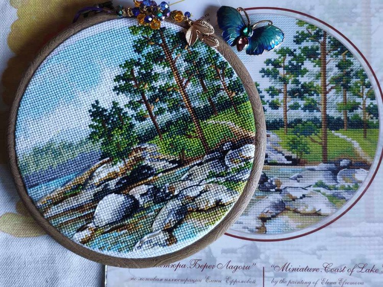 Набор для вышивания «Миниатюра. Берег Ладоги» — картинка 2