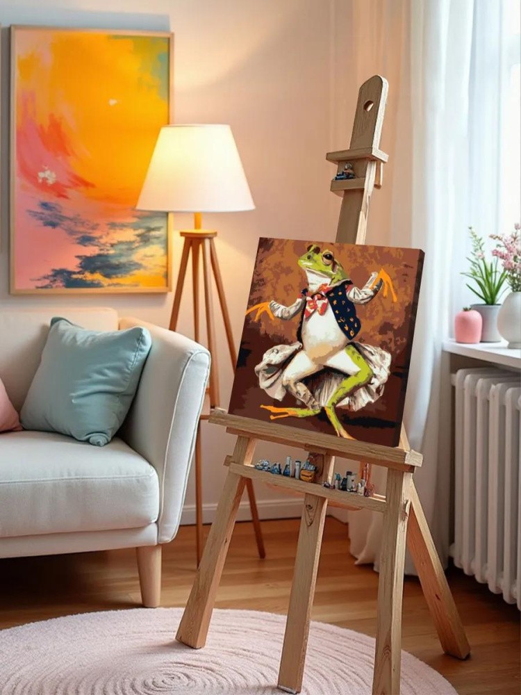 Картина по номерам «Лягушка в костюме» — картинка 10