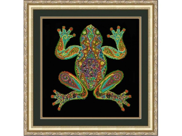Рисунок на ткани «Лягушка»