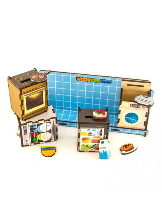 Развивающее пособие из дерева «Комодик. Бытовая техника» — картинка 4