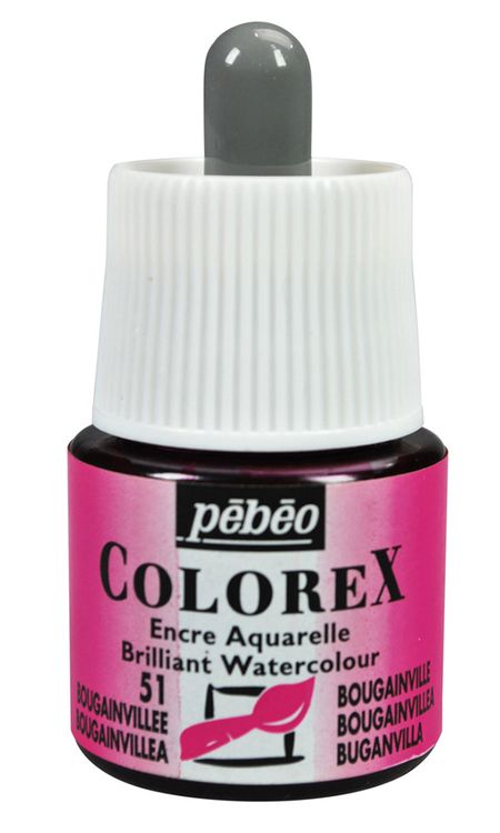 Акварельные чернила Pebeo Colorex (бугенвиль), 45 мл