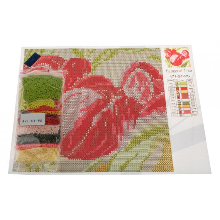 Алмазная вышивка «Тюльпаны» — картинка 3