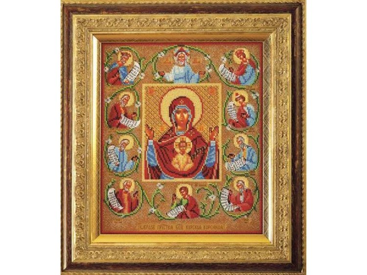 Набор вышивки бисером «Богородица Курская» — картинка 2