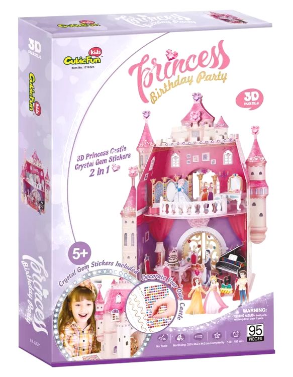 3D пазл CubicFun «День рождения принцессы» — картинка 4
