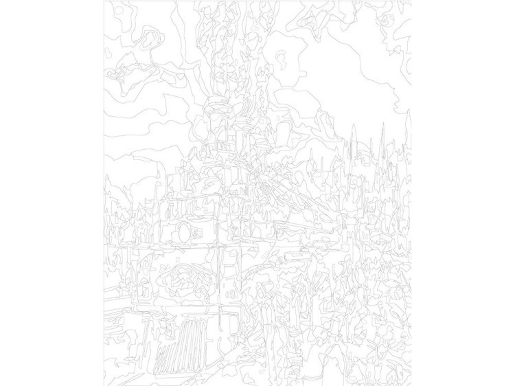 Картина по номерам «На перроне» — картинка 3