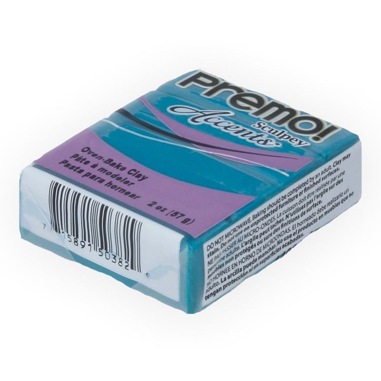 Полимерная глина Sculpey Premo, 5038 изумрудно-жемчужный, 57 г — картинка 2