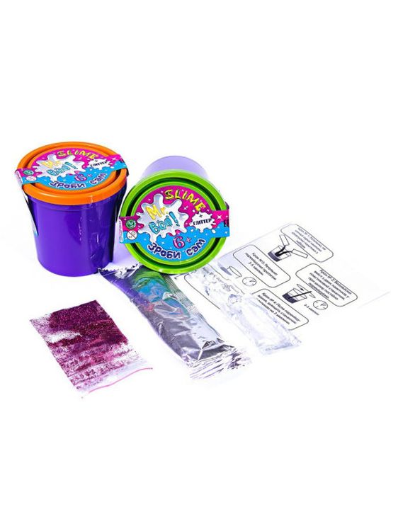 Набор для экспериментов «Сделай сам» Cлайм с блёстками — картинка 2