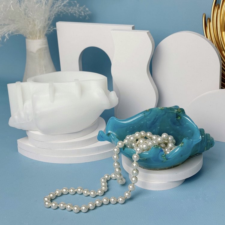 Силиконовый молд - Ракушка №2, 15x6,3см, 1 шт. — картинка 5