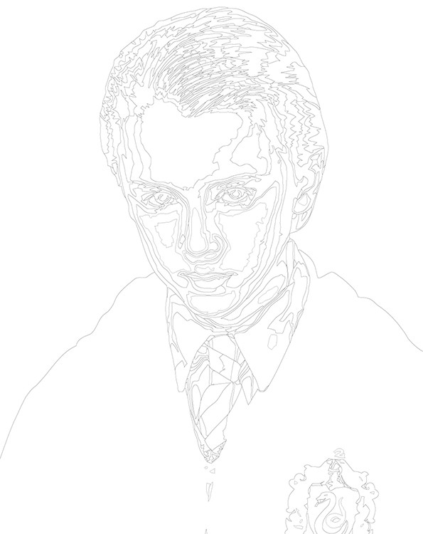 Картина по номерам «Гарри Поттер: Драко Малфой 8» — картинка 3