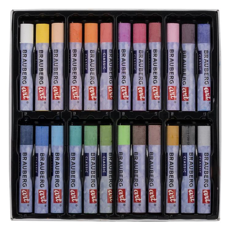 Пастель масляная художественная, 18 цв., утолщенная, круглое сечение, BRAUBERG ART CLASSIC — картинка 3