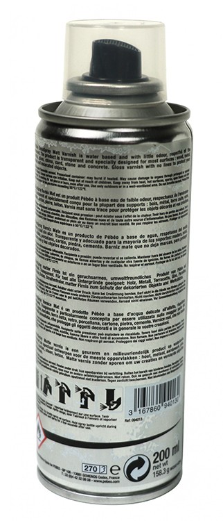 Лак декоративный Pebeo decoSpray (аэрозоль) матовый, 200 мл — картинка 2