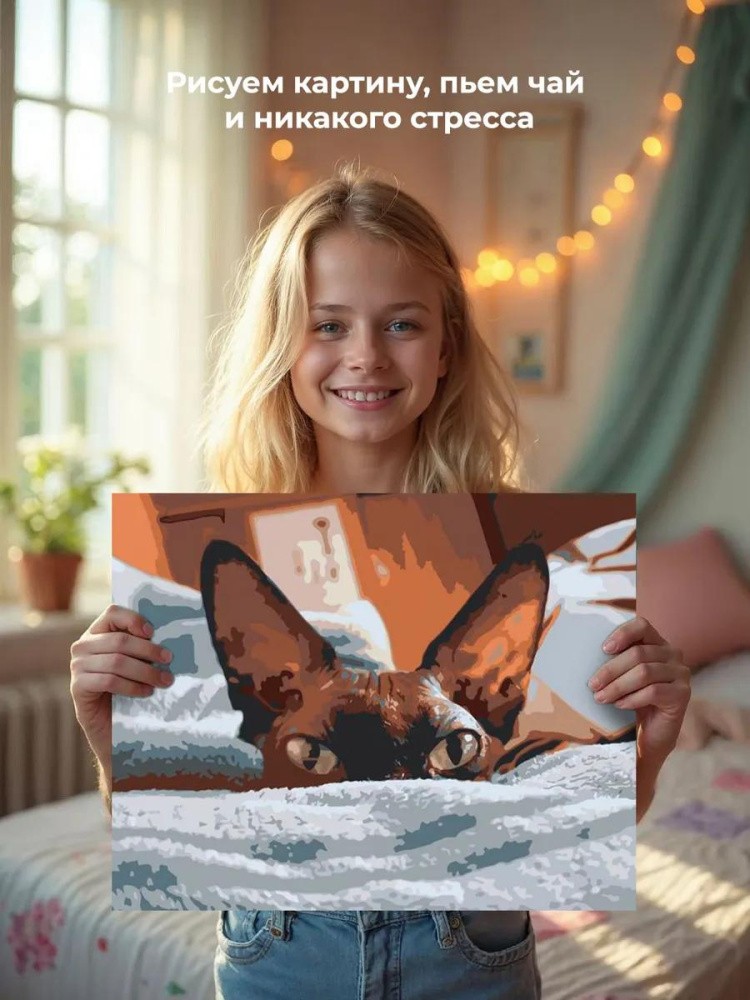 Картина по номерам «Канадский сфинкс» — картинка 7