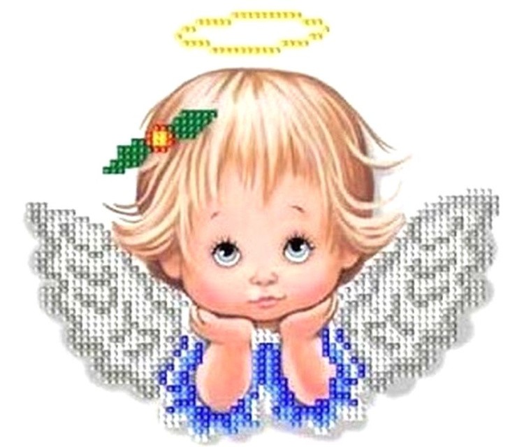 Рисунок на ткани «Ангелочек»