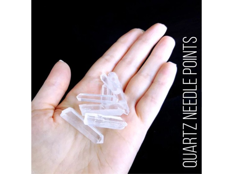 Натуральный кристалл кварца Quartz Needle points (фракция 30-50 мм), 100 г — картинка 2