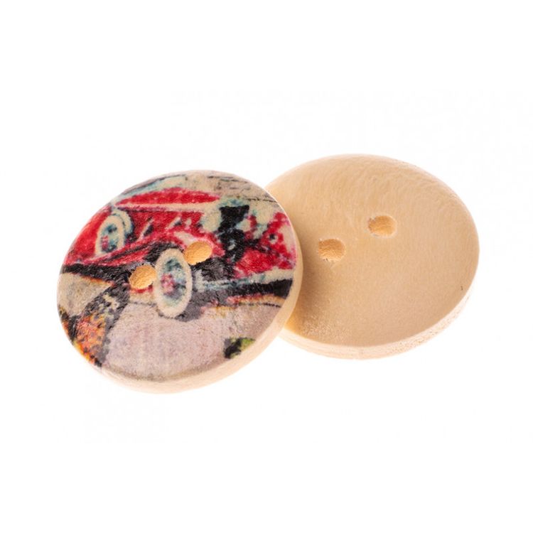 Пуговицы декоративные «Машинки», 25 шт., 2 см, цветные — картинка 6