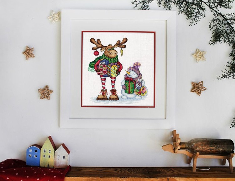 Набор для вышивания «В гости с подарками» — картинка 3