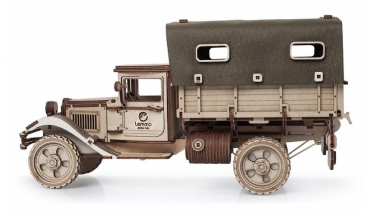 Конструктор из дерева «Грузовик Полуторка Тент», Lemmo — картинка 2