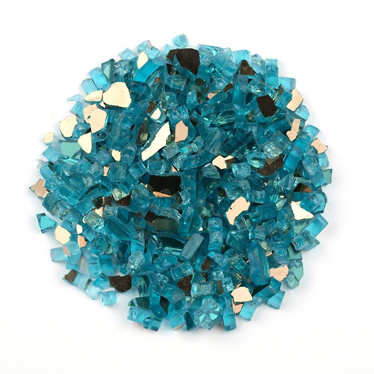 Стеклянная крошка Premium Aqua Blue, 500г — картинка 2