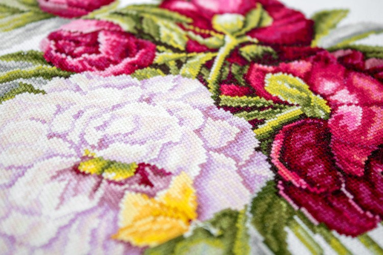 Набор для вышивания «Букет пионов» — картинка 7