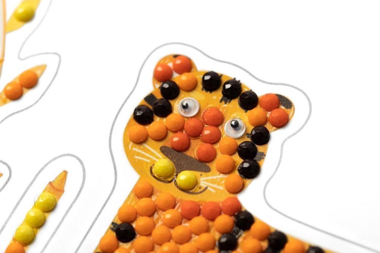 Алмазная вышивка «Наклейки. Оранжевое настроение» — картинка 2