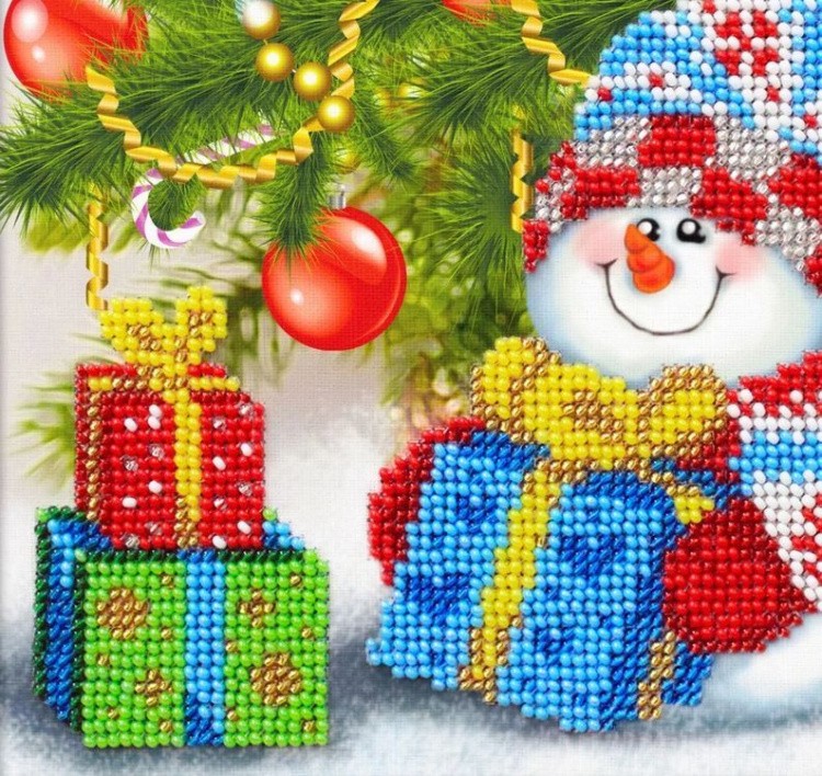 Набор для вышивания «Снеговичок» — картинка 2