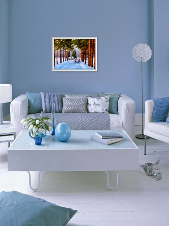 Картина по номерам «Русская тройка» — картинка 9