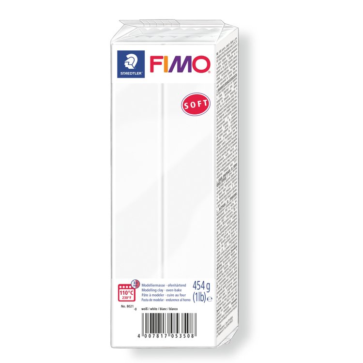 FIMO Soft, цвет: 0 белый, 454 г