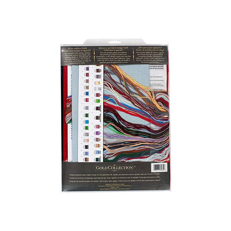 Набор для вышивания «Сапожок. Снежный шар Санты» — картинка 5