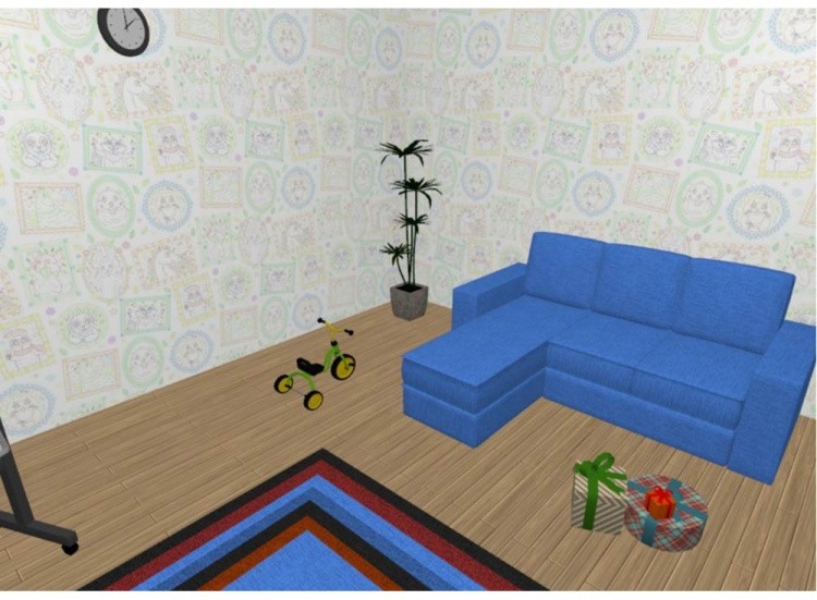 Раскраска в рулоне «Звери в рамках» (цветная) — картинка 2