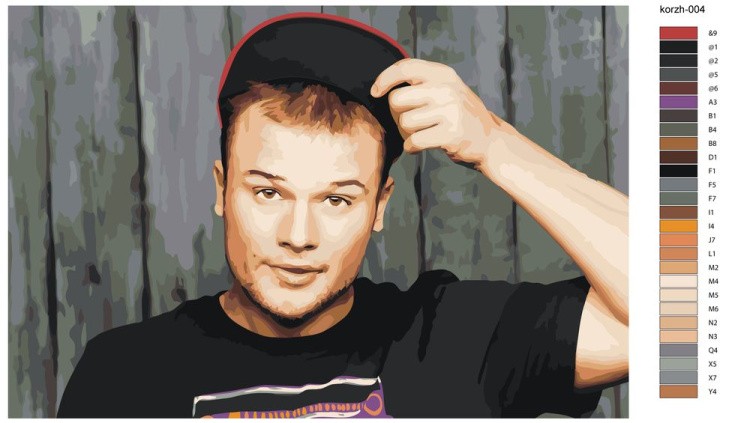 Картина по номерам «Макс Корж 4» — картинка 2