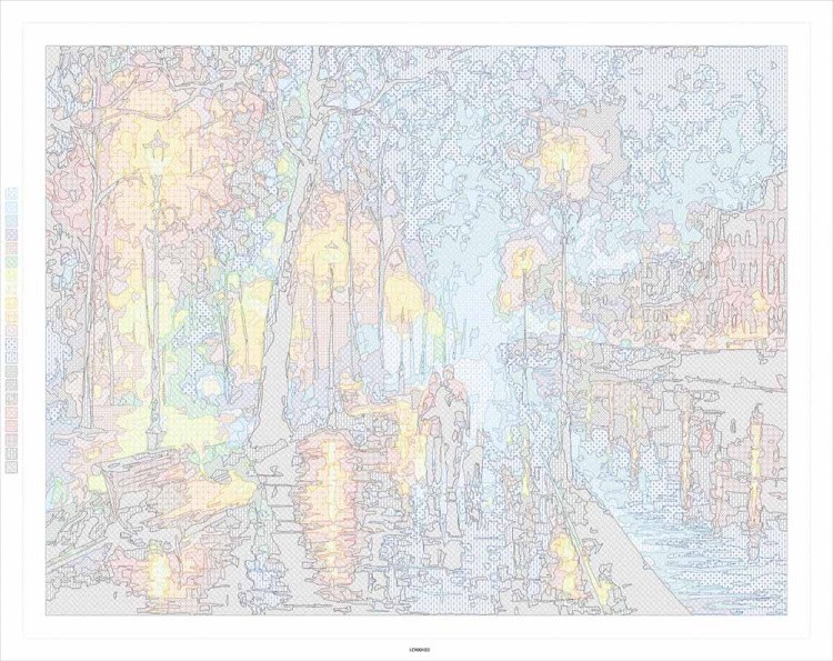 Картина по номерам «Мелодия ночи» — картинка 2