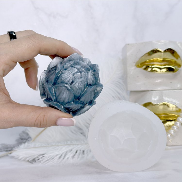 Силиконовый молд - Артишок, d 6 см, 1 шт. — картинка 2