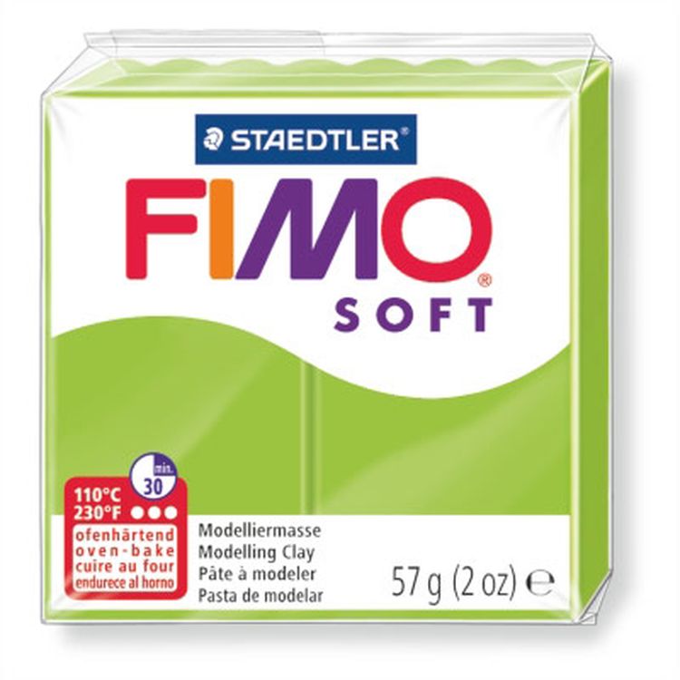 Полимерная глина FIMO Soft, цвет: светло-зеленый, 57 г
