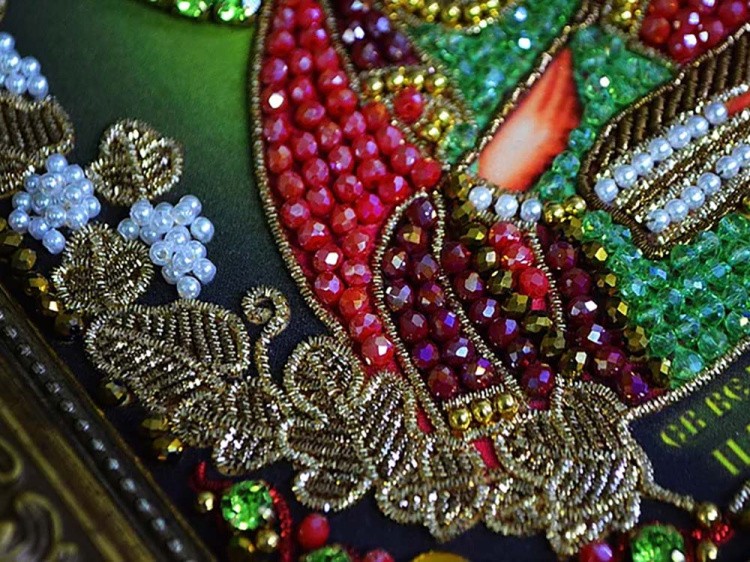 Набор вышивки хрустальными камнями «Святой Пантелеймон» — картинка 7