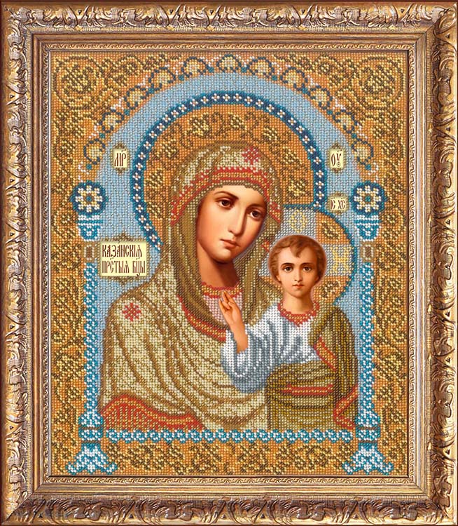 Набор вышивки бисером «Богородица Казанская» — картинка 2