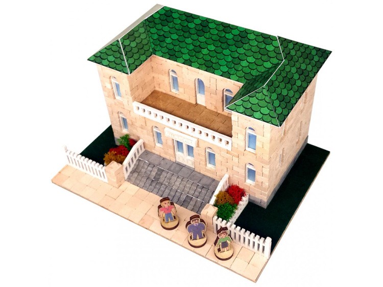 Конструктор из кирпичиков «Школа с балконом» — картинка 3