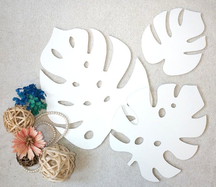 Заготовка Артборд с ламинацией - монстера S, 20x18см — картинка 2