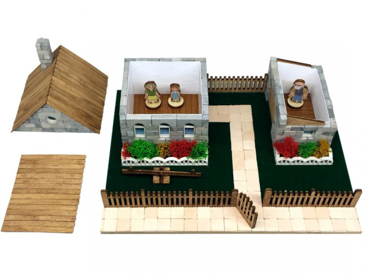 Конструктор из кирпичиков «Деревенский дом» — картинка 4