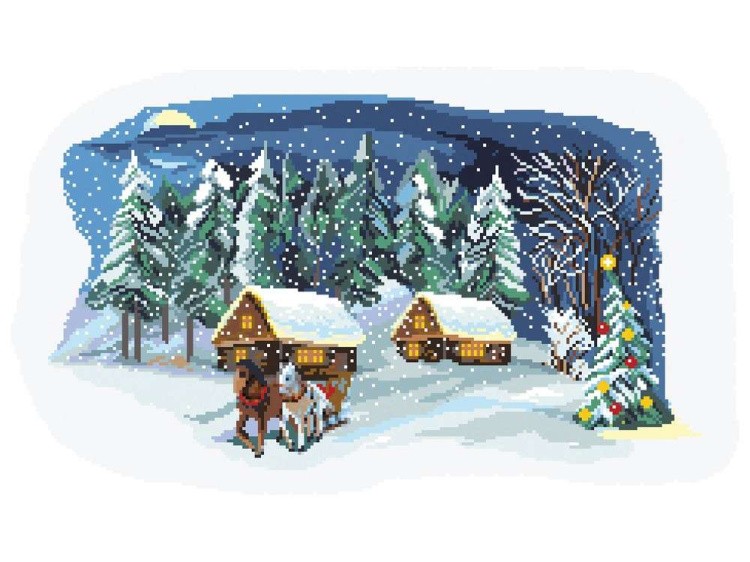 Набор для вышивания «Рождественская сказка» — картинка 2
