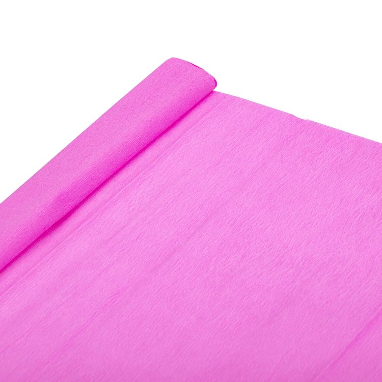 Бумага гофрированная (креповая), 32 г/м2, ярко-розовая, 50х250 см, в рулоне, Brauberg