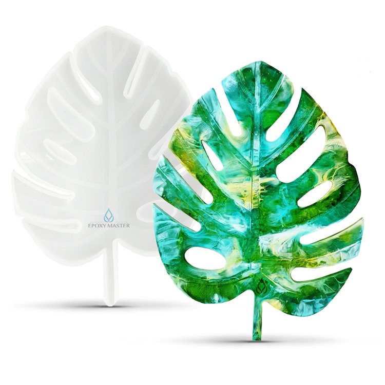 Силиконовый молд Монстера L, 16,5x23,5 см — картинка 2