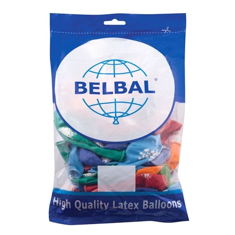 Шары воздушные «С Днём Рождения», 12&quot; (30 см), комплект 50 шт., 12 цветов, 8 рисунков — картинка 2