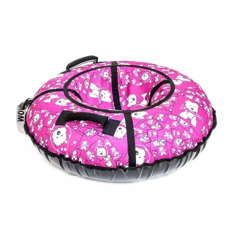 Детская зимняя ватрушка тюбинг для катания 118 см — картинка 6