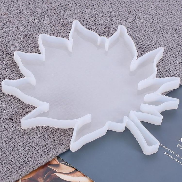 Силиконовый молд - Кленовый лист L, 18,5х17 см — картинка 3