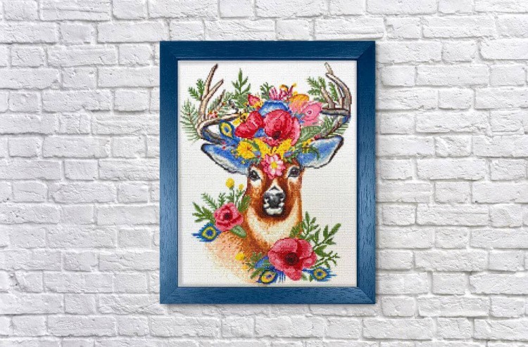 Алмазная вышивка «Владыка цветов» — картинка 3