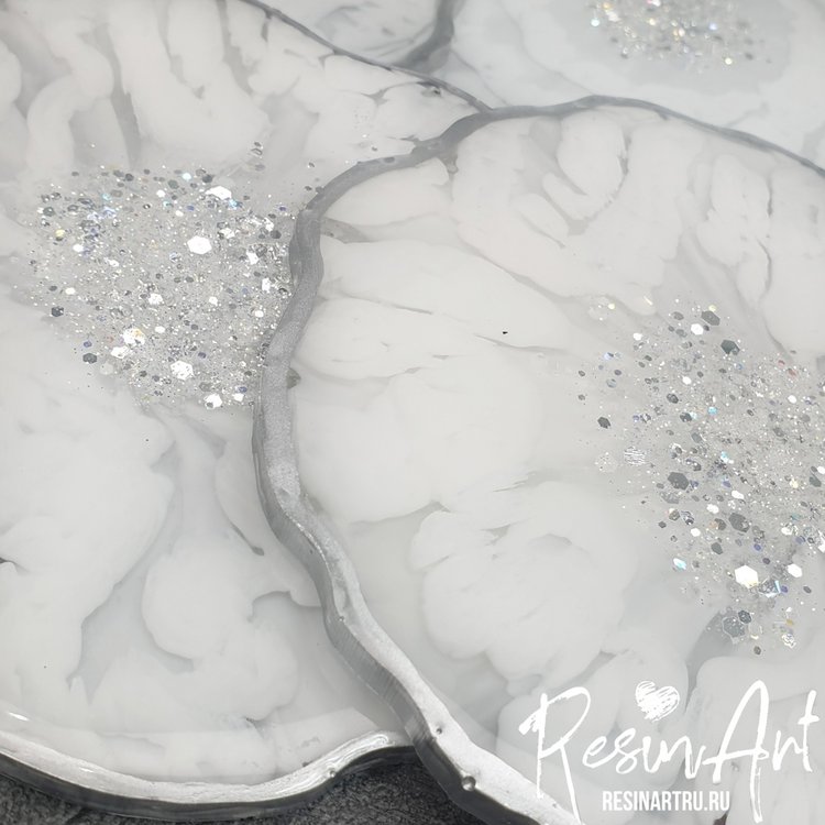 Набор №002 для создания подстаканников (Белое серебро) — картинка 4