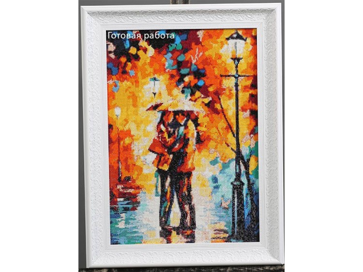 Алмазная вышивка «Осеннее свидание» — картинка 4